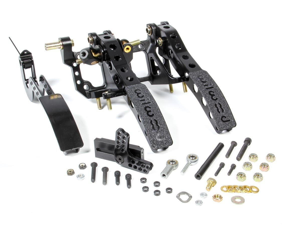 Wilwood Pedal Assy Floor Mount w/Throttle Pedal and Link 340-12411