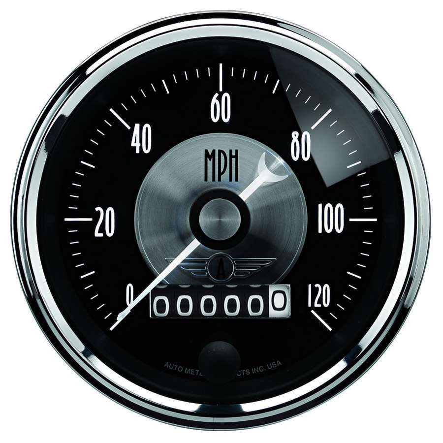 Autometer 3-3/8 Speedometer Gauge 120mph Elec Programmable 2088
