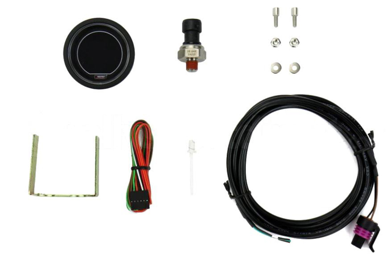 Prosport Gauges Gauge EVO Oil Pressure w/ Sender White / Green 216EVOWGEOP.PSI