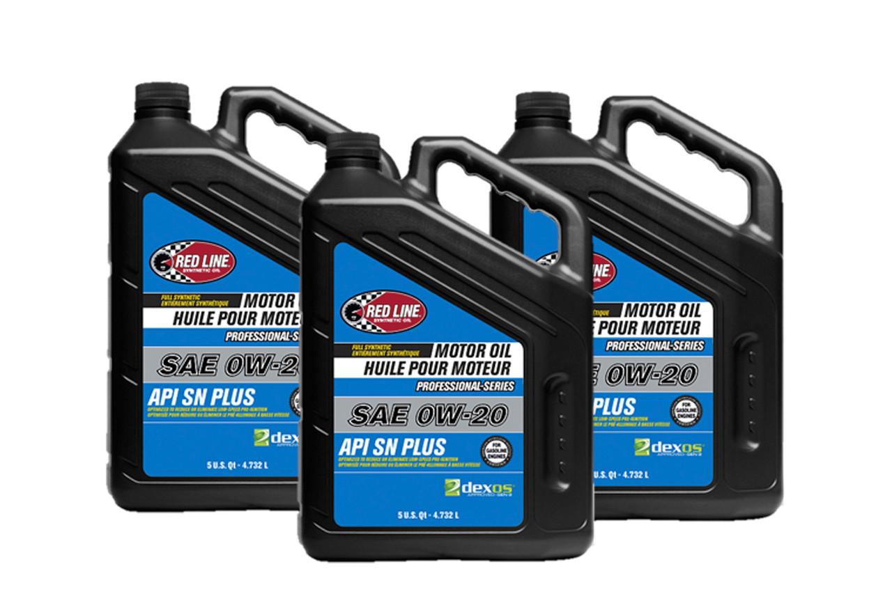 Redline Oil Pro-Series 0w20 Oil Case 3 x 5 Qt Bottle Dexos 12805 CASE/3