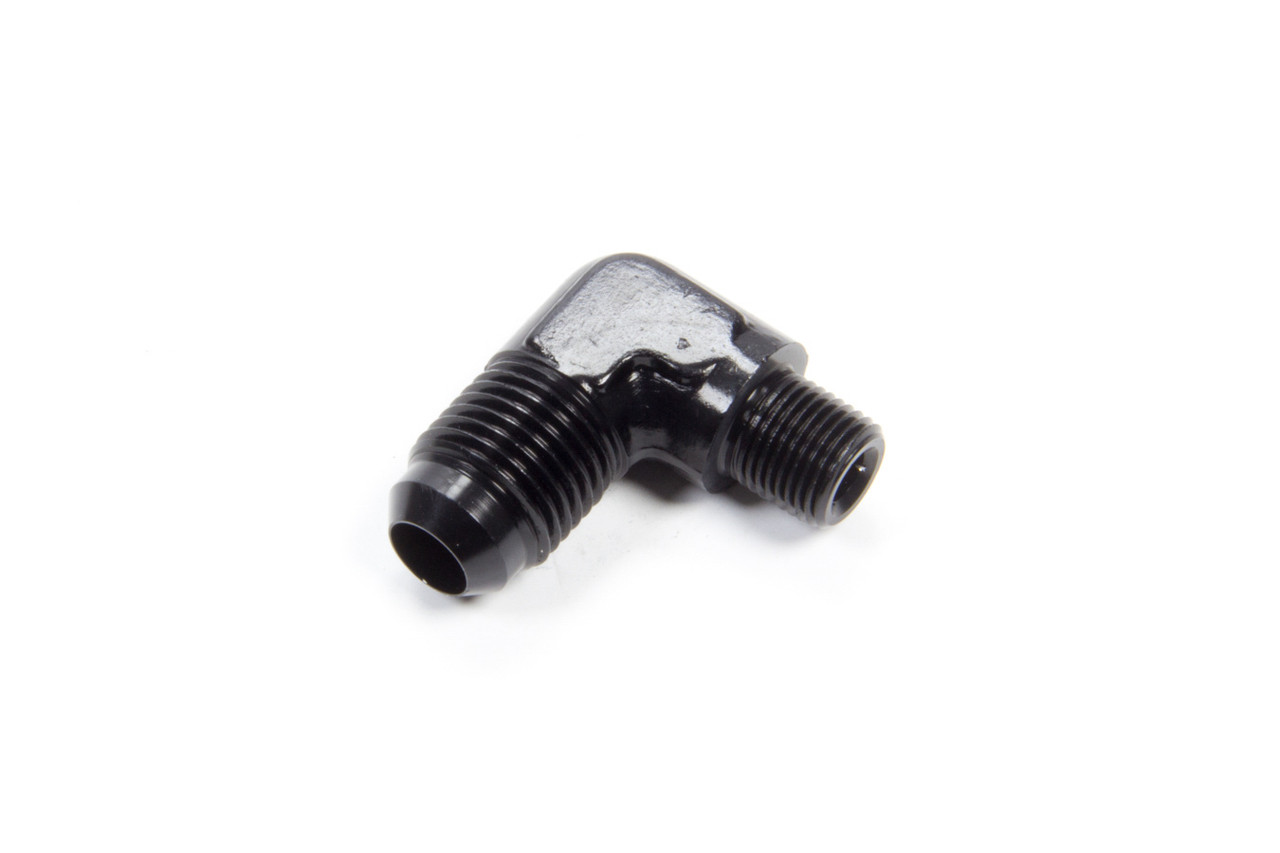 Aeroquip 90 Deg Alum #6 Flare 1/8 in Black FCM5033