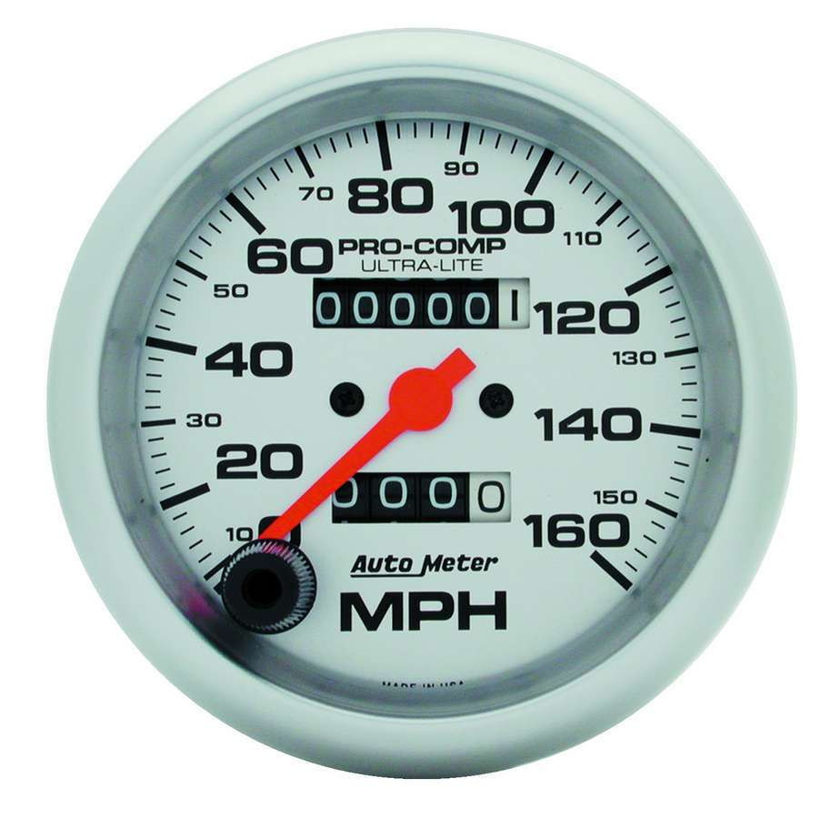Autometer 3-3/8in Ultra-Lite 160mph Speedometer 4493