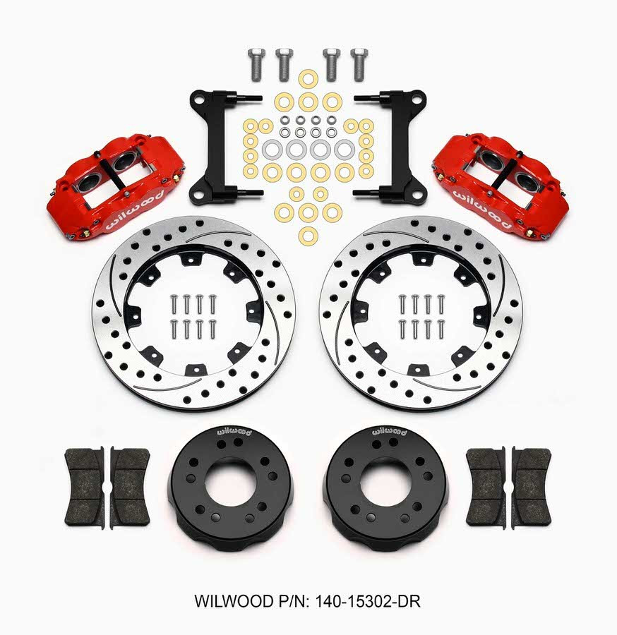 Wilwood Front Disc Brake Kit C10 Pro Spindle 12.19in 140-15302-DR