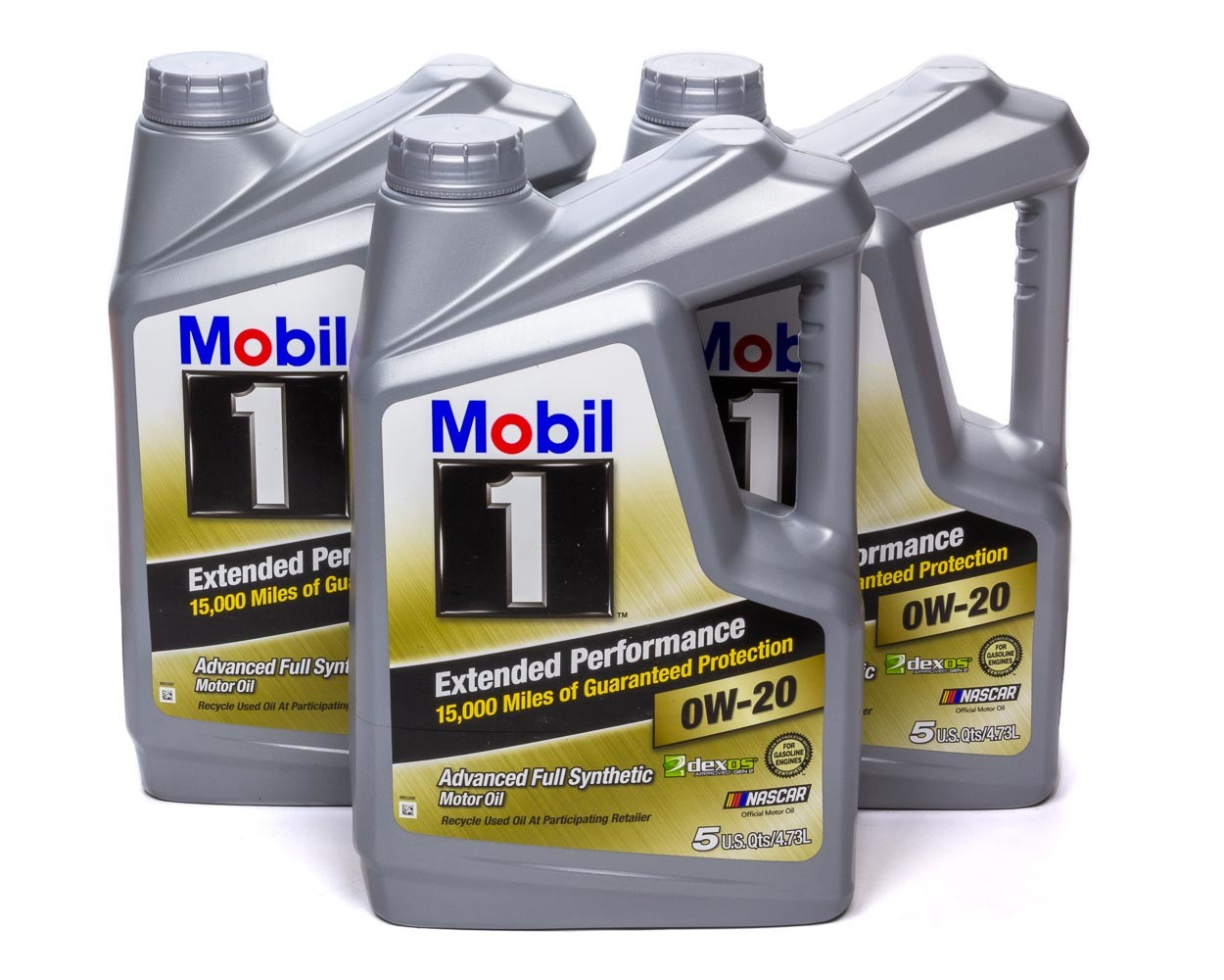 Mobil 1 0w20 EP Oil Case 3x5 Qt Bottles Dexos 120903