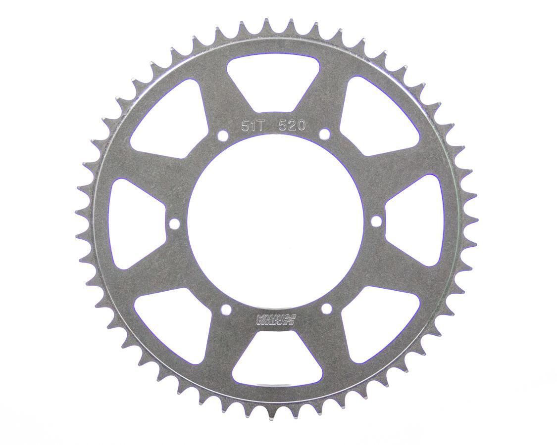 M and W Aluminum Products Rear Sprocket 51T 5.25 BC 520 Chain SP520-525-51T