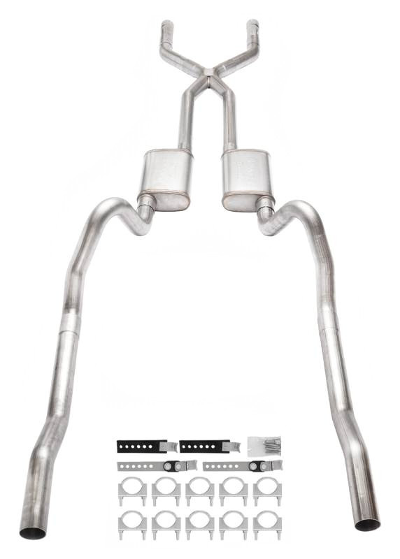 Pypes Performance Exhaust 66-74 Mopar B-Body Crossmember Back Exhaust SMB13S