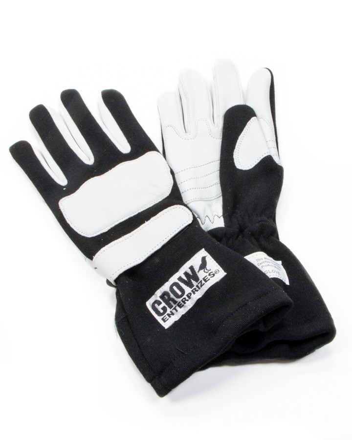 Crow Enterprizes Gloves Large Black Nomex 2-Layer Wings 11774
