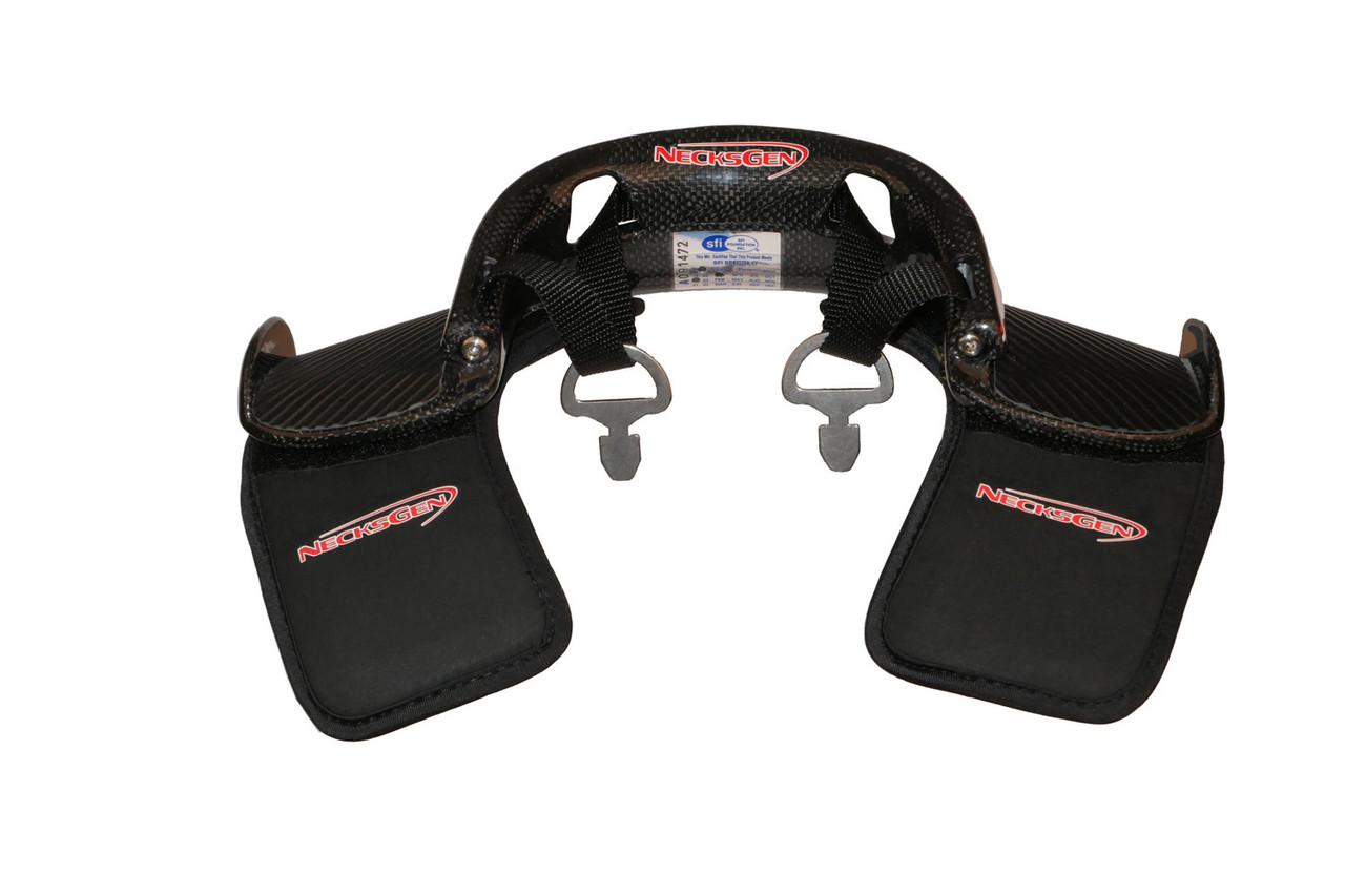 Necksgen Head and Neck Restraint REV2 Carbon Medium 3in NG903