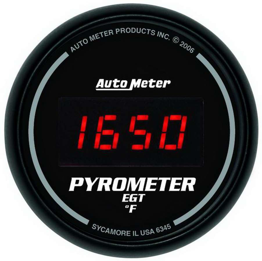 Autometer 2-1/16in DG/B Pyrometer/ EGT Gauge 6345