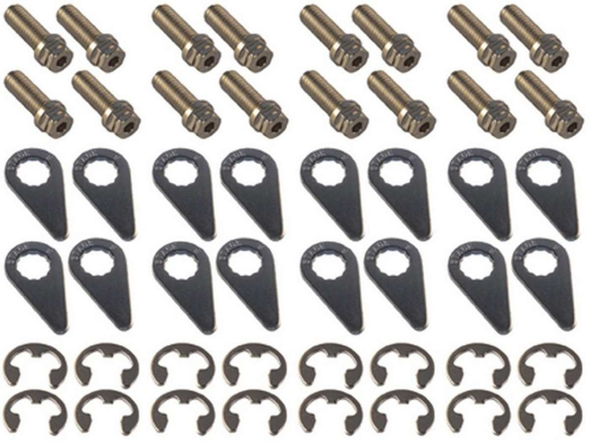 Stage 8 Fasteners Header Bolt Kit - 6pt. 3/8-16 x 1in (16) 8912A