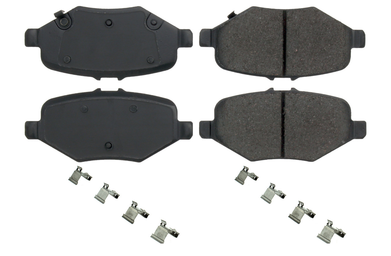 Centric Brake Parts Posi-Quiet Ceramic Brake Pads with Shims and Har 105.1612