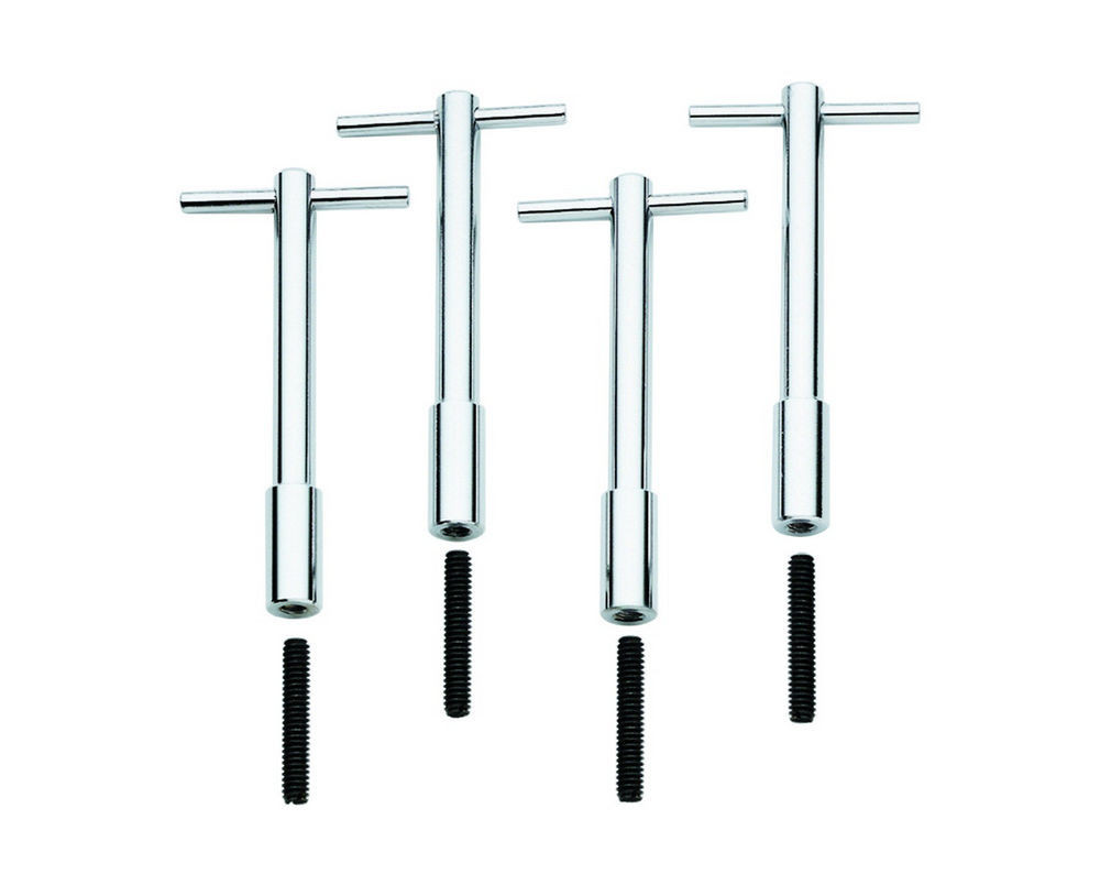 Mr. Gasket Chrome T-Bar Wing Nuts 9818