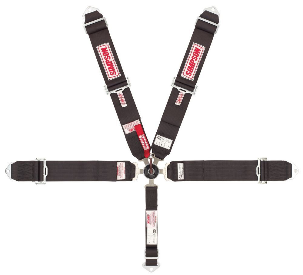 Simpson Safety 5pt Harness System CL P/U B/I Ind 29104BK