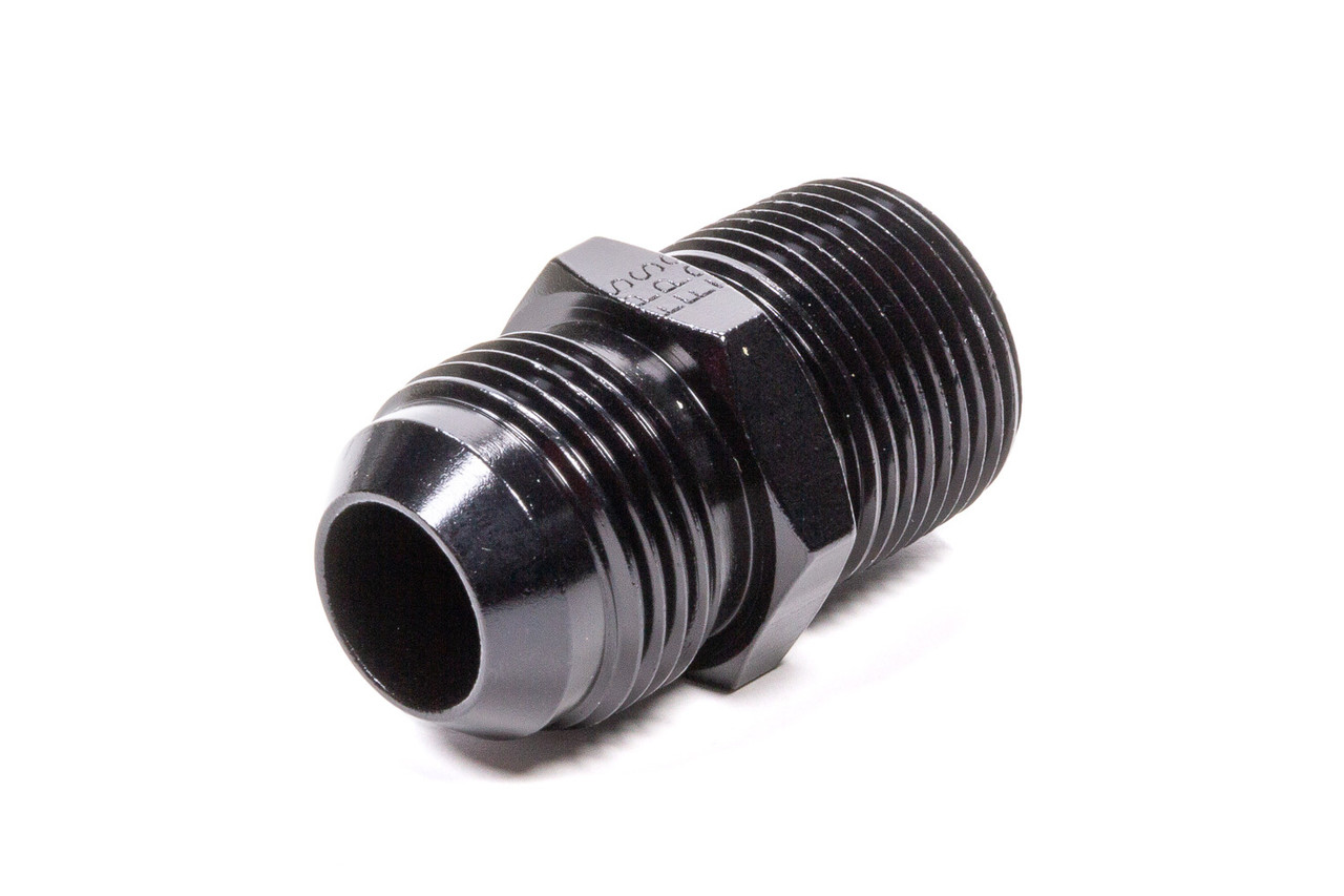 Fragola Straight Adapter Fitting #10 x 1/2 MPT Black 481610-BL