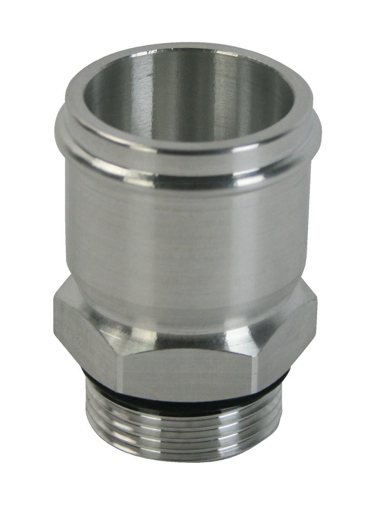 Moroso Water Pump Fitting - 16an to 1-1/2 Hose 63522