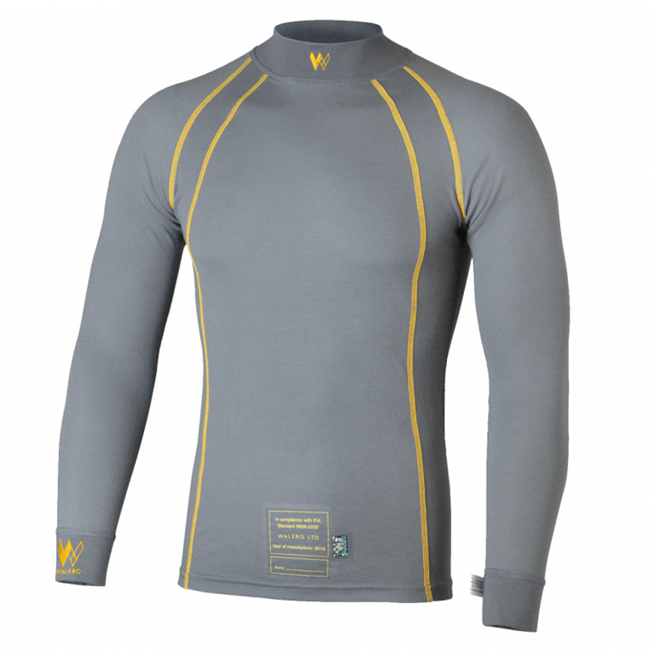 Walero Base Layer Top Large SFI3.3 and FIA Cool Grey 400017CGL