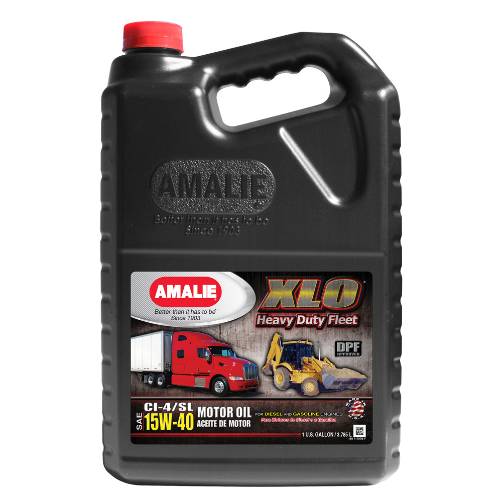 Amalie XLO Heavy Duty Fleet Oil 15w40 Case 1 Gallon 71707-36