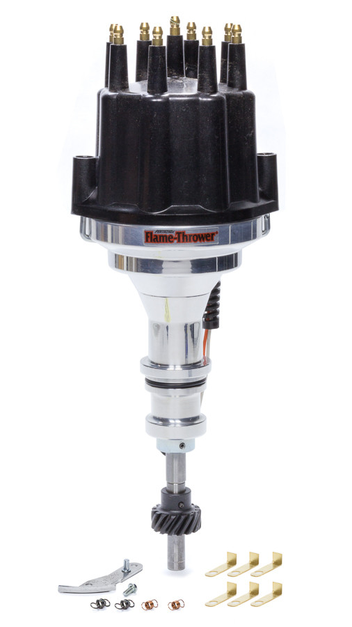 Pertronix Ignition Billet Distributor SBF 289/302 - Black Male Cap D330710