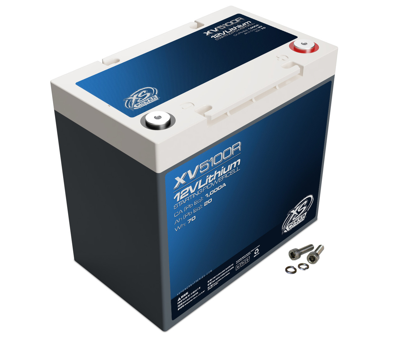 Xs Power Battery Lithium Titan8 XV Series 12 Volt Battery 1000 CA XV5100R