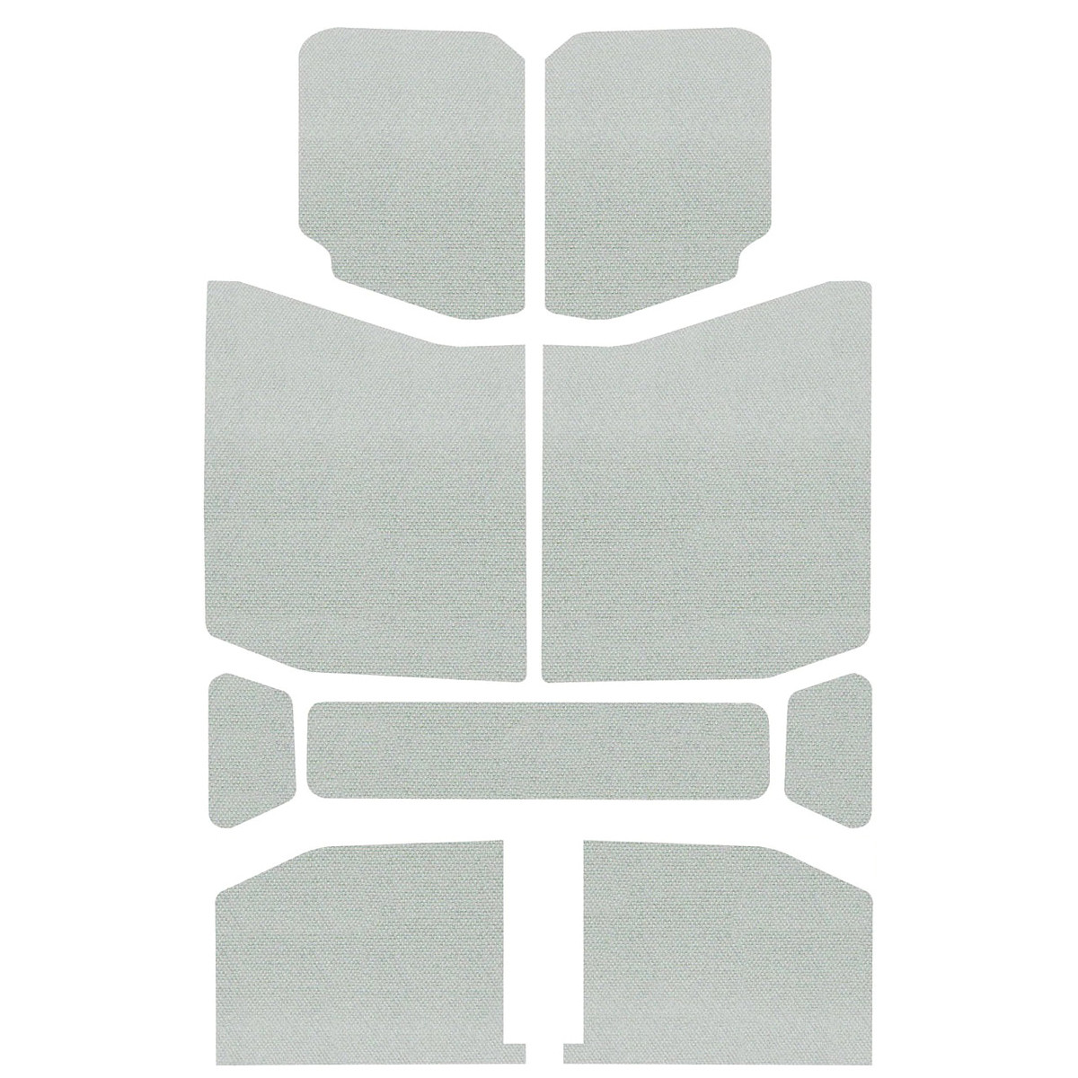 Design Engineering Jeep JL 4 DR 18- Headl iner Kit White 9pc 50170