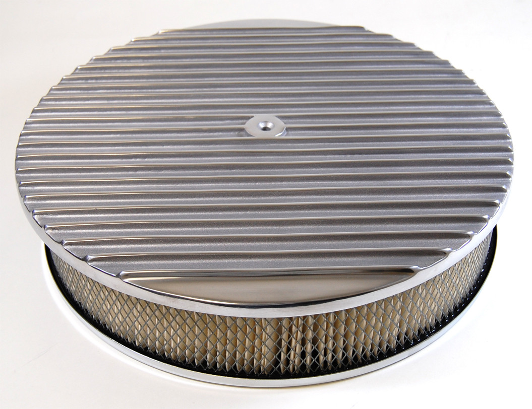 Racing Power Co-Packaged 14 X 3 Full Finned Air Cleaner Kit Paper R6708