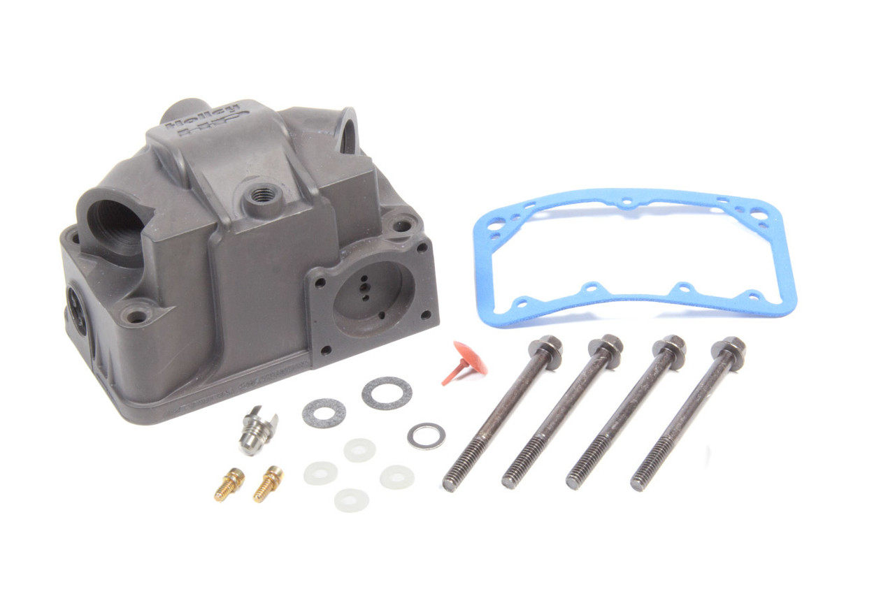 Holley Ultra HP Fuel Bowl Kit Hard Core Gray 134-78HB