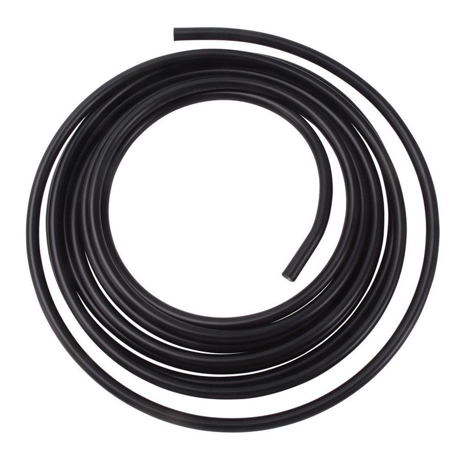 Russell 1/2in Aluminum Fuel Line 25ft Black Anodized 639273