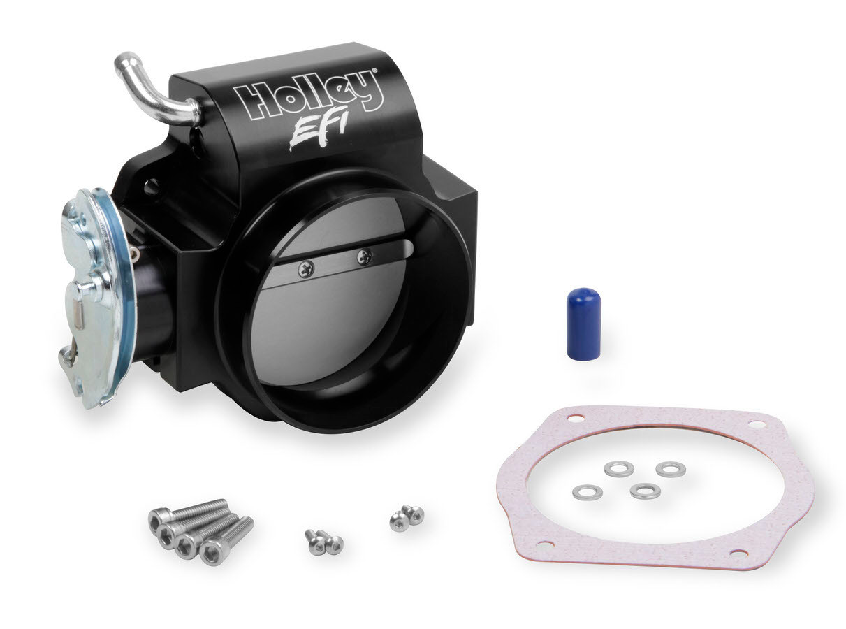 Holley 90mm LS Throttle Body w/Tapered Bore - Black 112-589