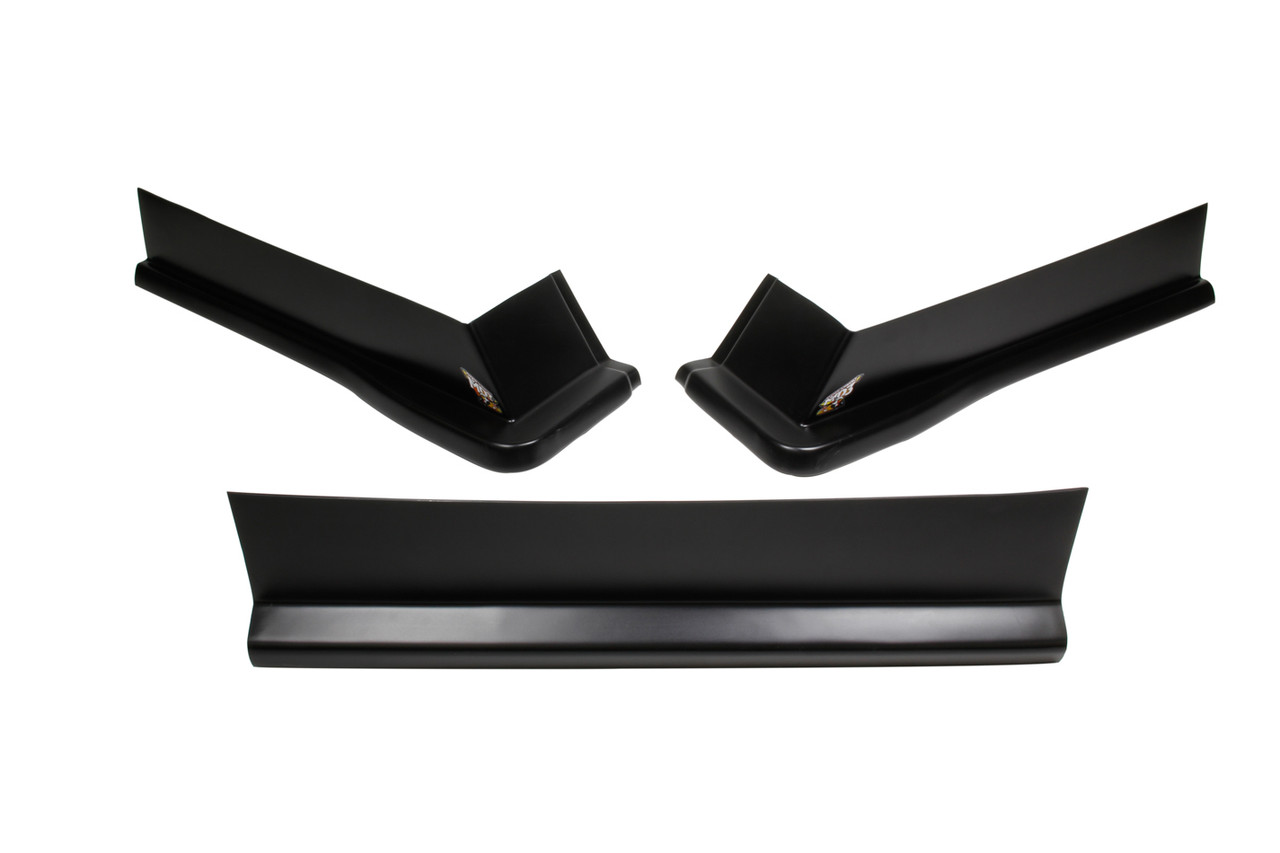 Fivestar Modified Aero Valance 3pc. Black 3022-417-B