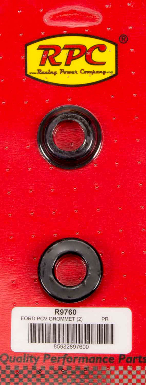 Racing Power Co-Packaged 1 OD X 3/4 ID Steel V/C PVC Grommets 2pk R9760