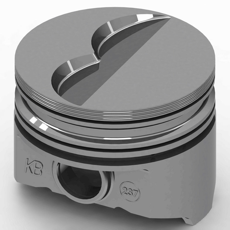 Kb Performance Pistons BBM Flat Top Piston Set 4.350 Bore -5cc KB237.030