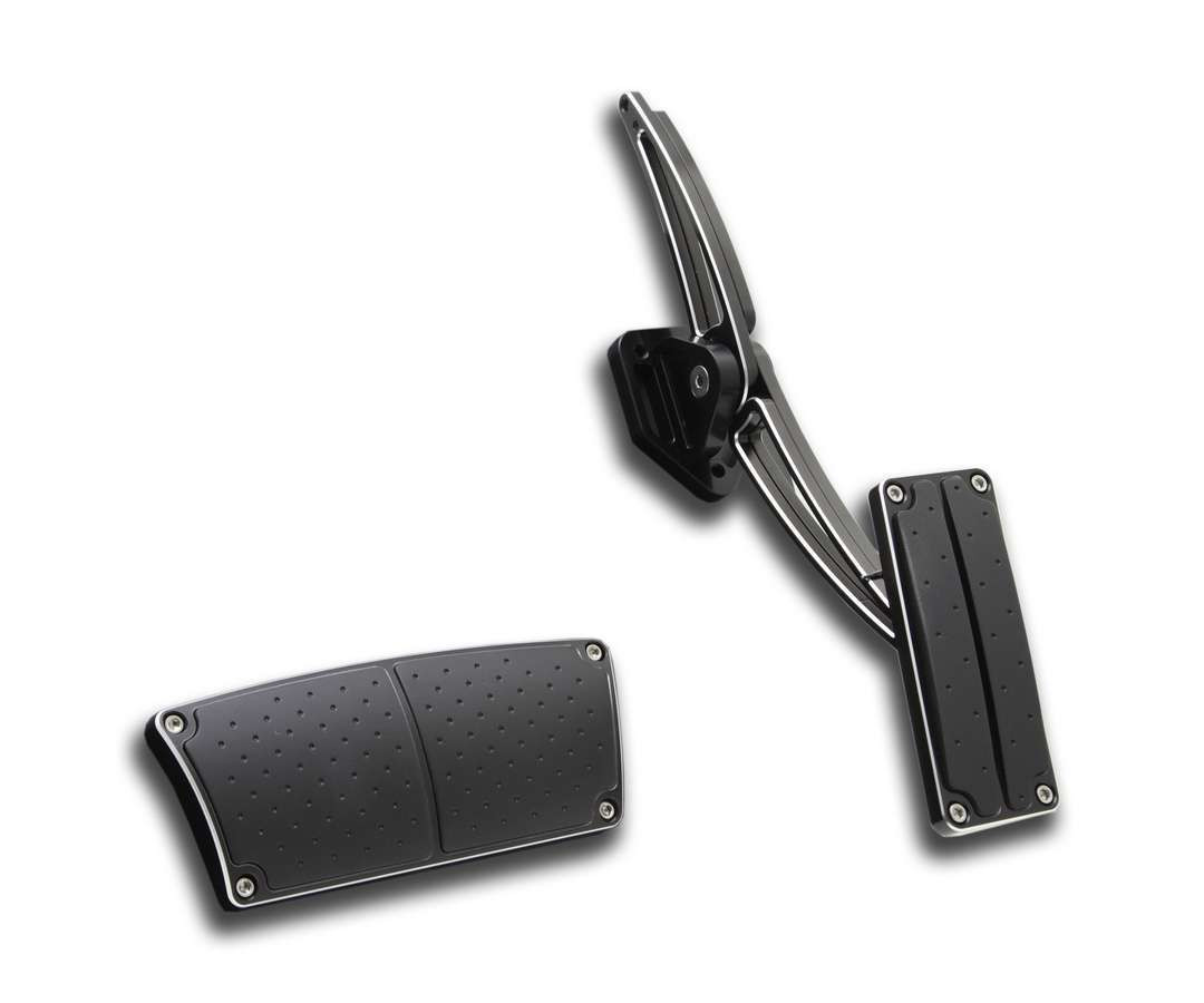 Clayton Machine Works Throttle Pedal Kit Black 68-72 GM A-Body A/T TA-206-BKA3