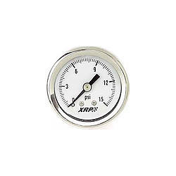 Xrp-Xtreme Racing Prod. 0-15 Fuel Pressure Gauge Liquid Filled 710000