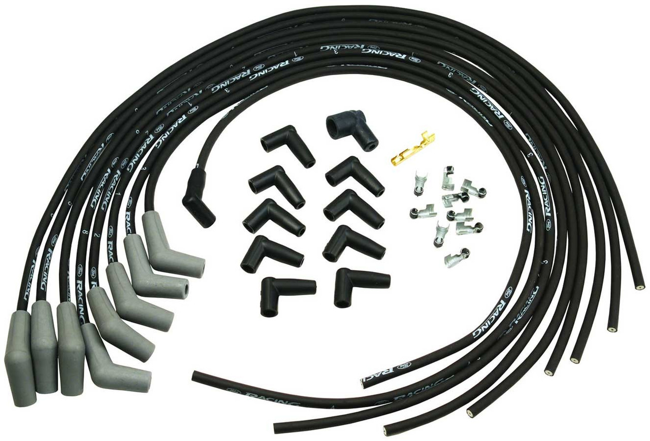 Ford 9mm Black Spark Plug Wire Set M-12259-M302