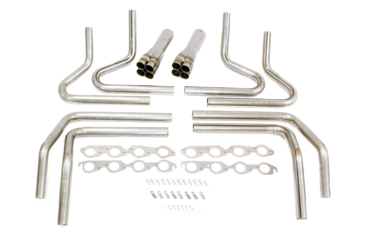 Hedman 2in. BBC Weld Up Kit- 3.5in. Slip On Collector 65641