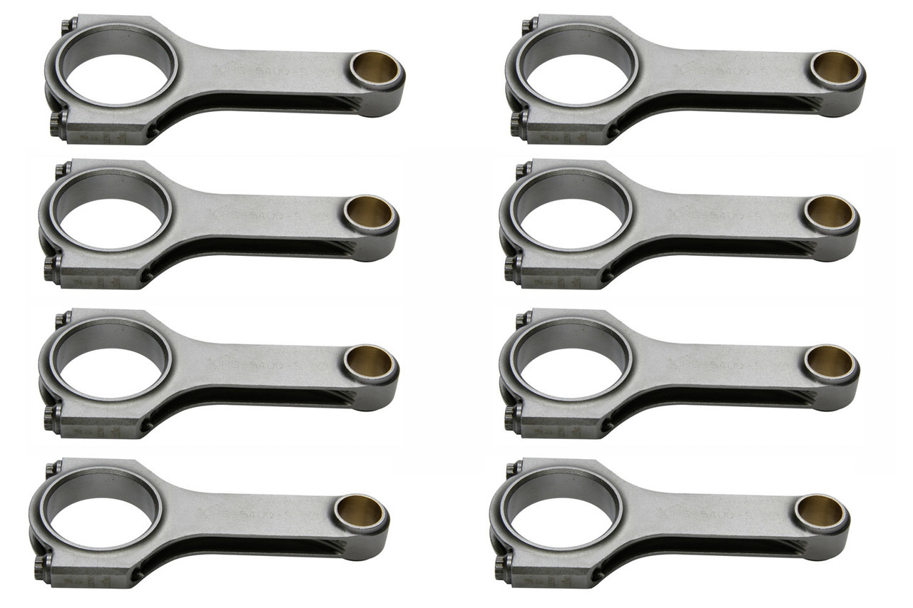 Eagle SBF 4340 Forged H-Beam Rods 5.400 w/2.123 Pin CRS5400S3D