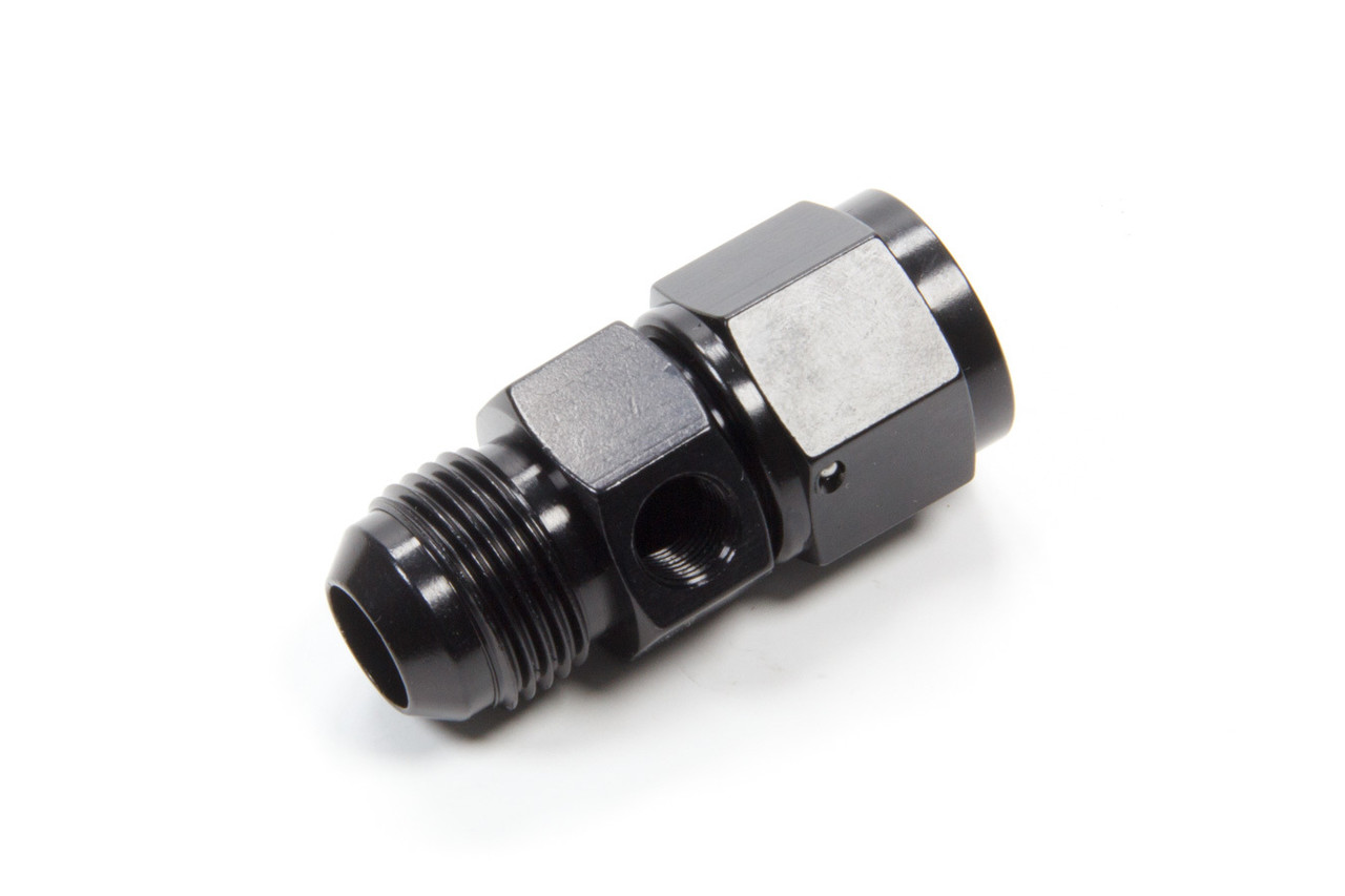 Fragola Gauge Adapter Fitting #10 Male/Female Black 495008-BL