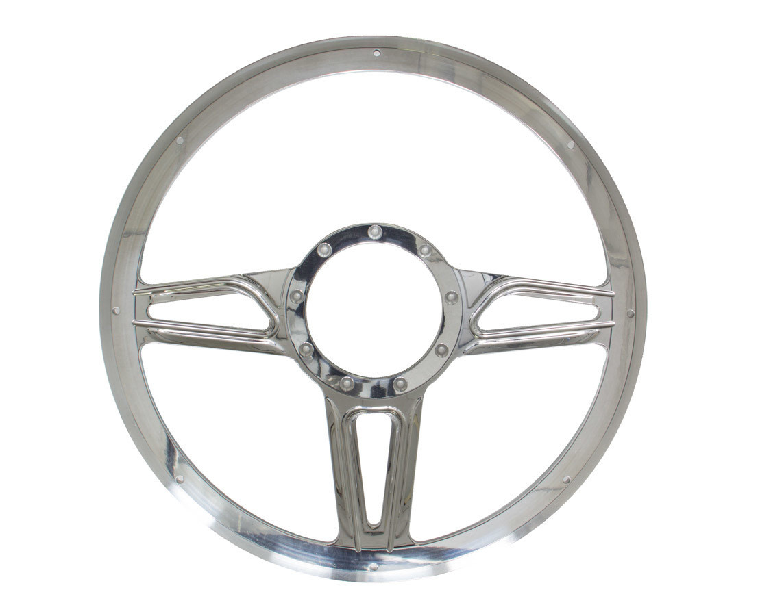 Billet Specialties Steering Wheel Intercptr 14in Half Wrap 30595