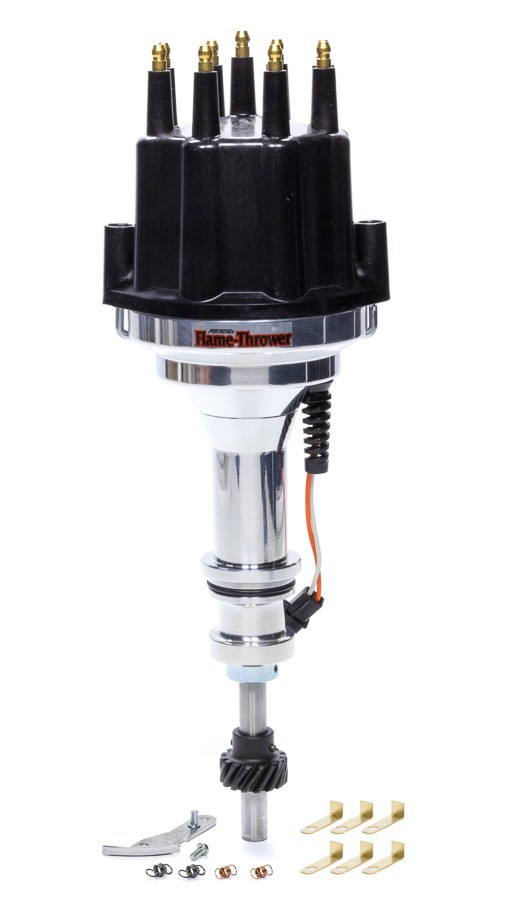 Pertronix Ignition Billet Distributor SBF 351W - Black Male Cap D331710