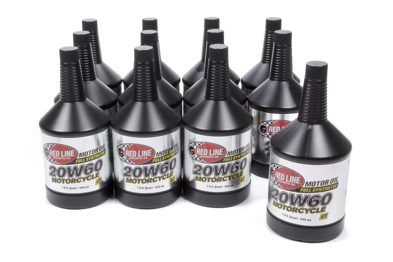 Redline Oil 20W60 Motorcycle Oil Case/12 12604 CASE/12
