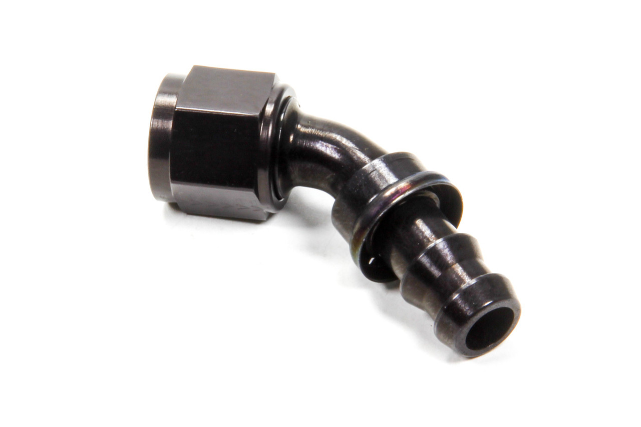 Aeroquip #8 45 Degree Socketless Black FBL1523