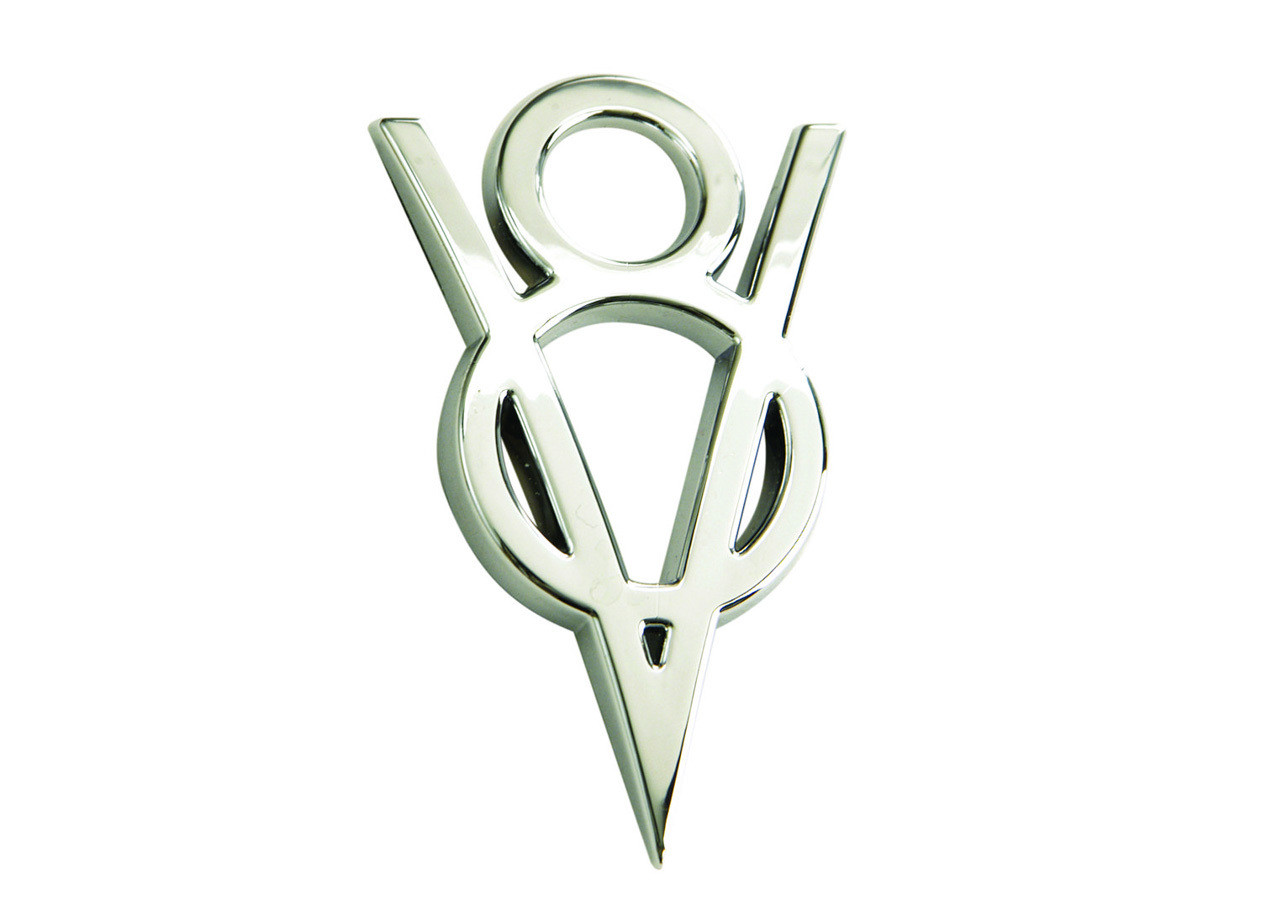 Ford Chrome V-8 Badge M-7843-V8