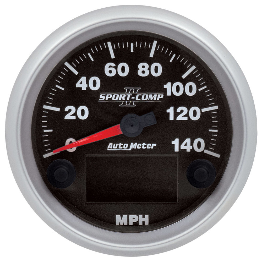 Autometer 3-3/8 SC-II Speedometer 0-140 MPH FiTech CAN 880828