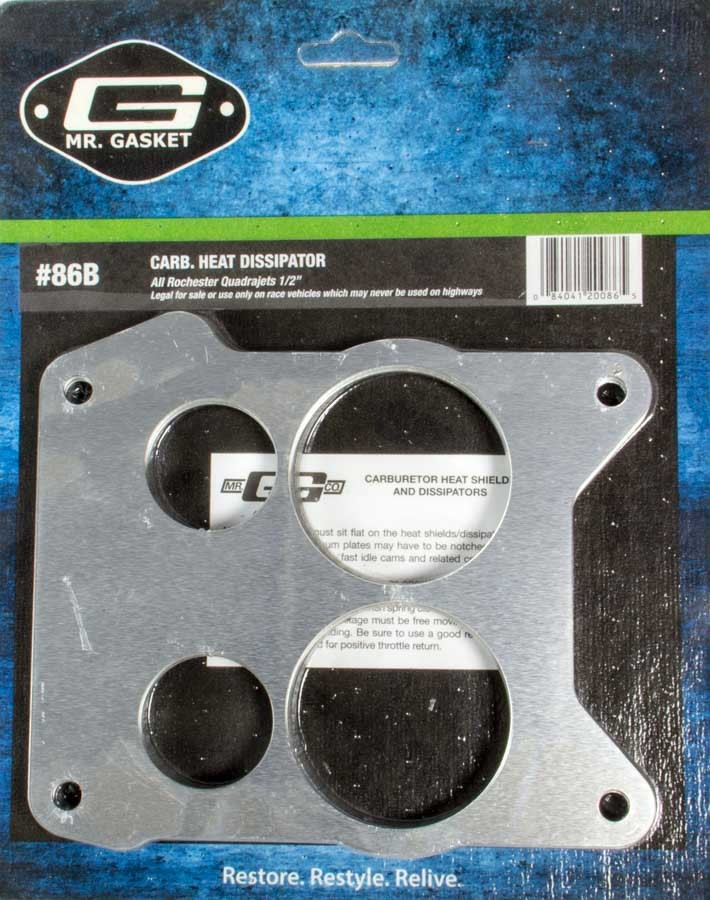 Mr. Gasket Carb. Heat Dissipator 86B