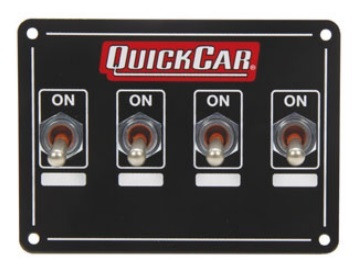 Quickcar Racing Products Accessory Panel 4 Switch Weatherproof 50-719