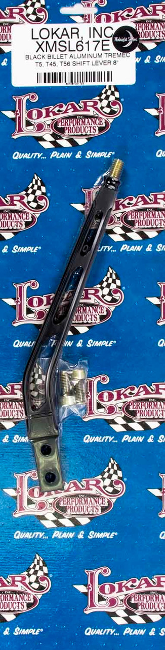 Lokar Shift Lever TKO 500-600 Aluminum 8in Black XMSL617E
