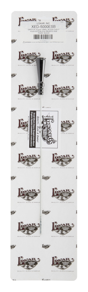 Lokar Engine Dipstick Black XED-5000ESB