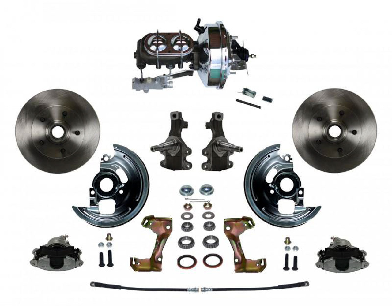 Leed Brakes A/F and X-Body Power Brake Conversion Kit 2in Drop FC1003-FBB4