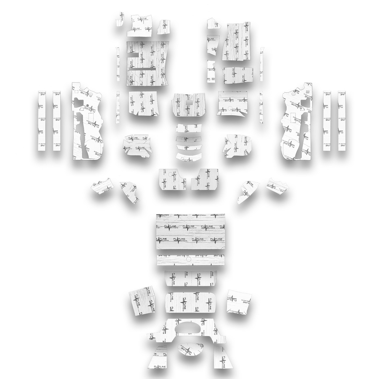 Flatline Barriers 1993-02 GM F-Body Full T-Top Insulation Kit TABF2030