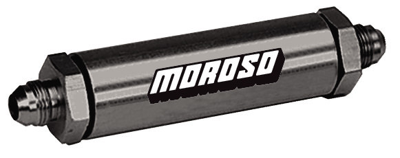 Moroso In-Line Screened Oil Filter #10 AN Fittings 23850